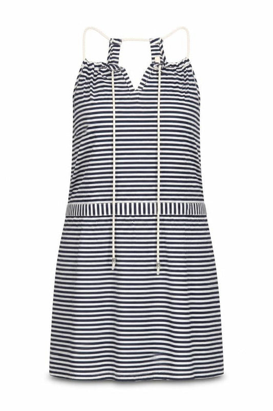 Next Women's Striped Sleeveless Halter Dress Size 10