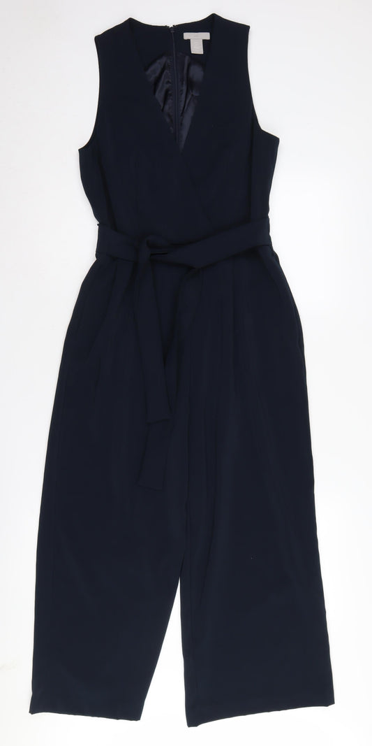 H&M Women's Black Sleeveless Jumpsuit Size S