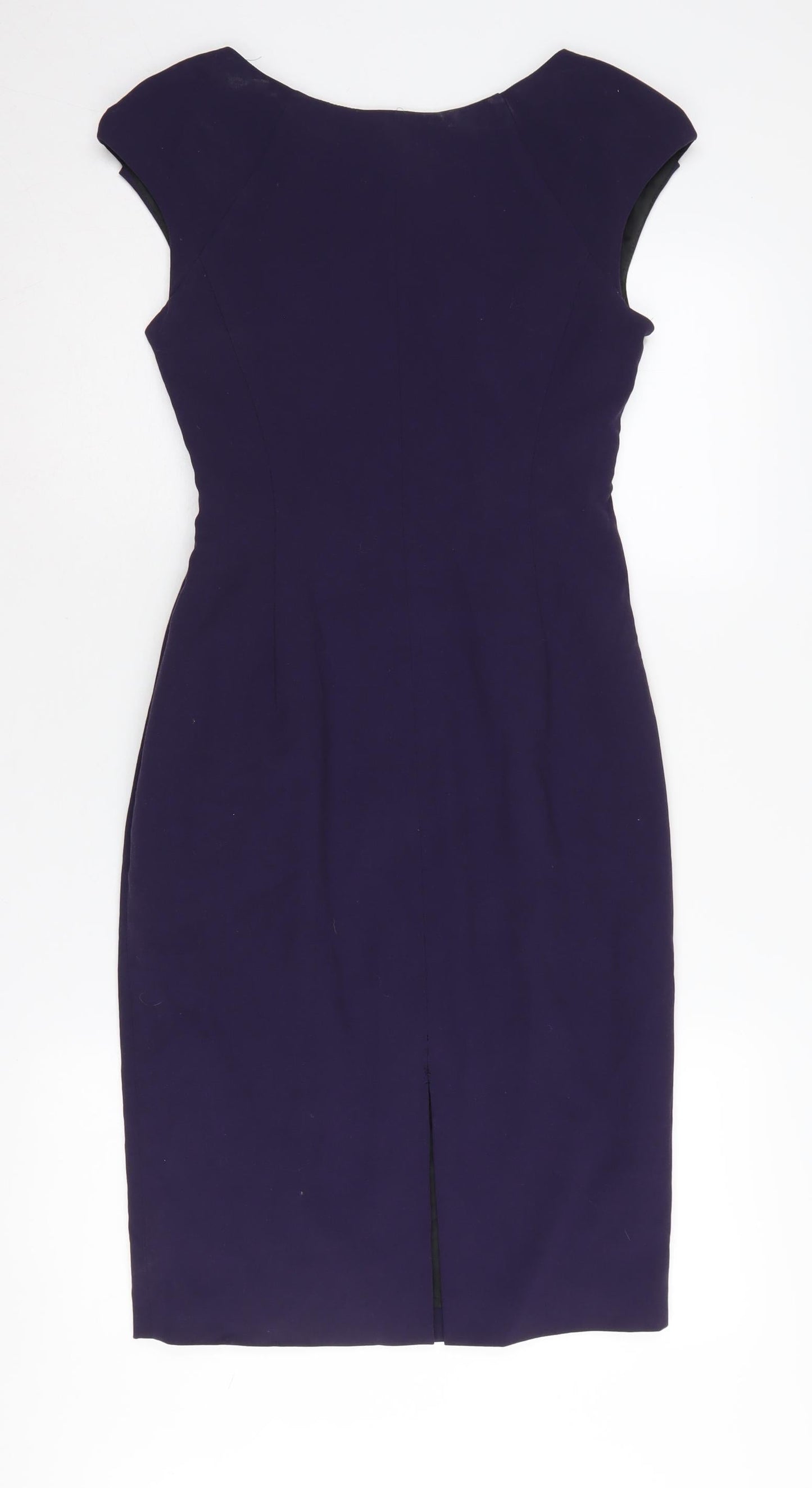 L.K. Bennett Women's Purple Sheath Dress Size 10