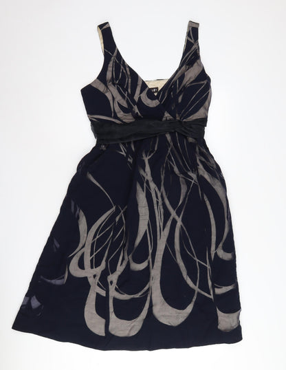 Principles Women Black A-Line Sleeveless Dress Size 12