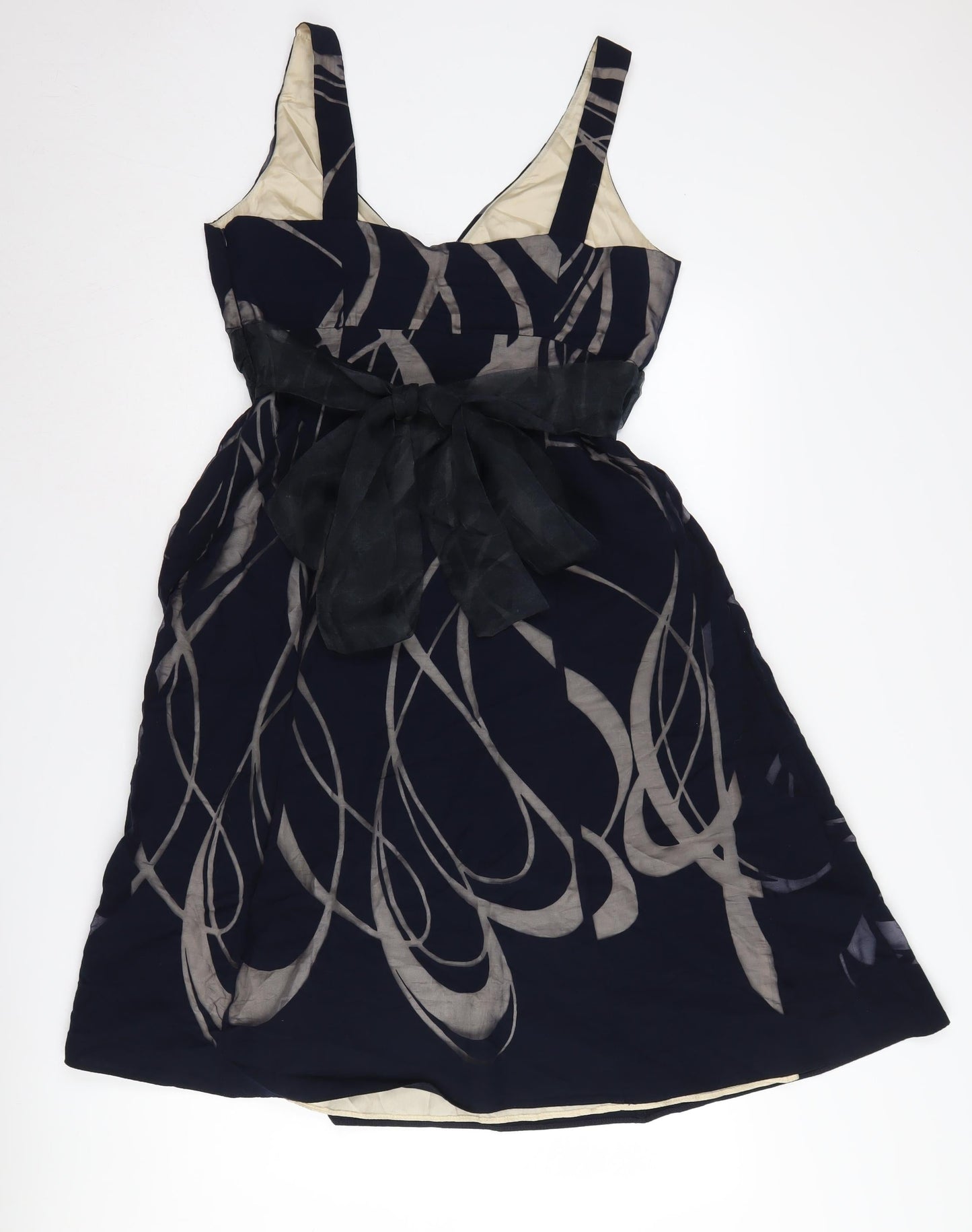 Principles Women Black A-Line Sleeveless Dress Size 12