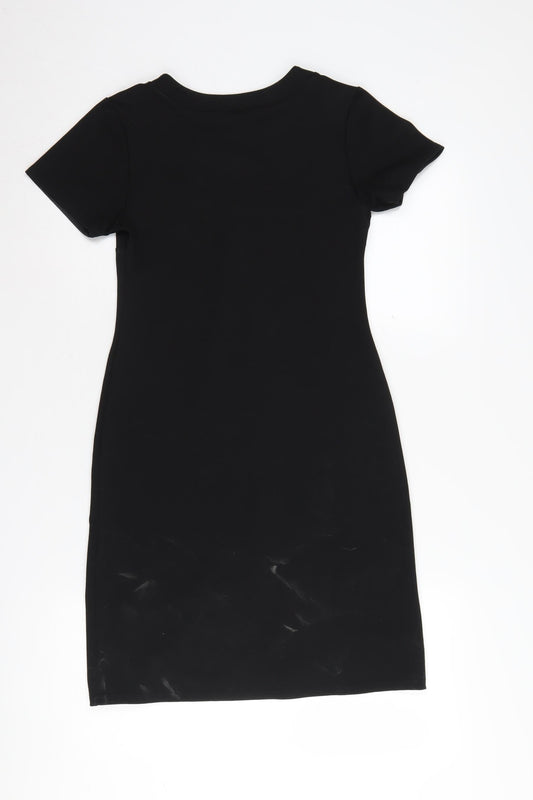 Louche Women's Black Bodycon Dress, Size 8, Casual