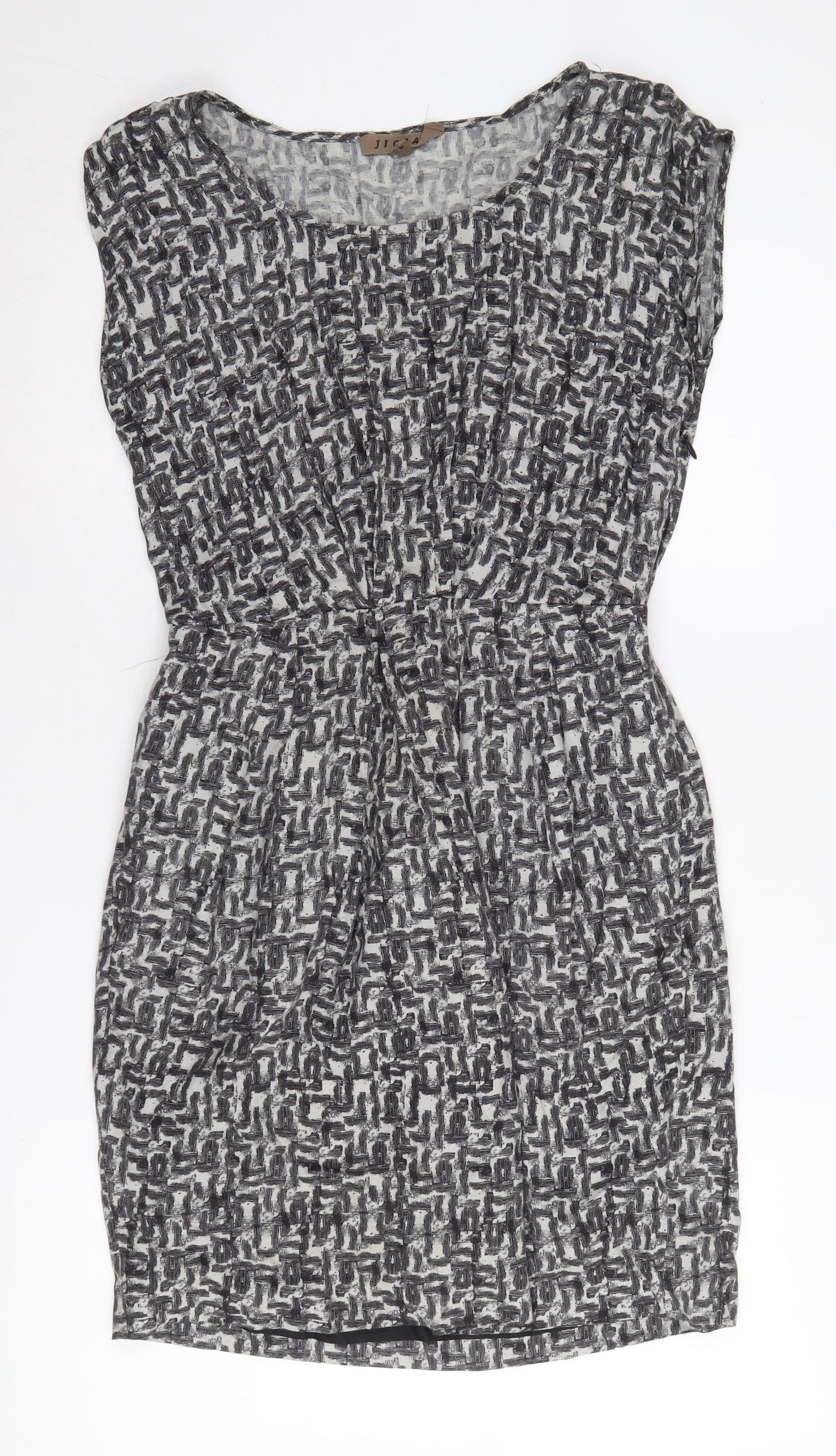 Jigsaw Women's Grey Shift Dress, Size 8, Casual Style