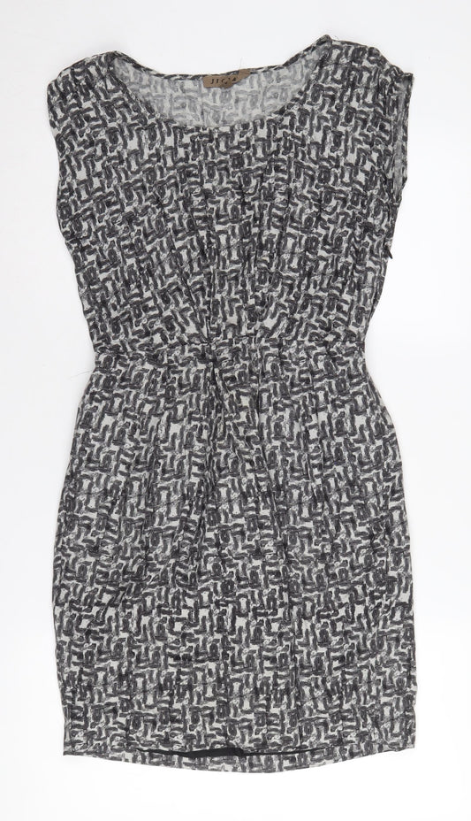 Jigsaw Women's Grey Shift Dress, Size 8, Casual Style
