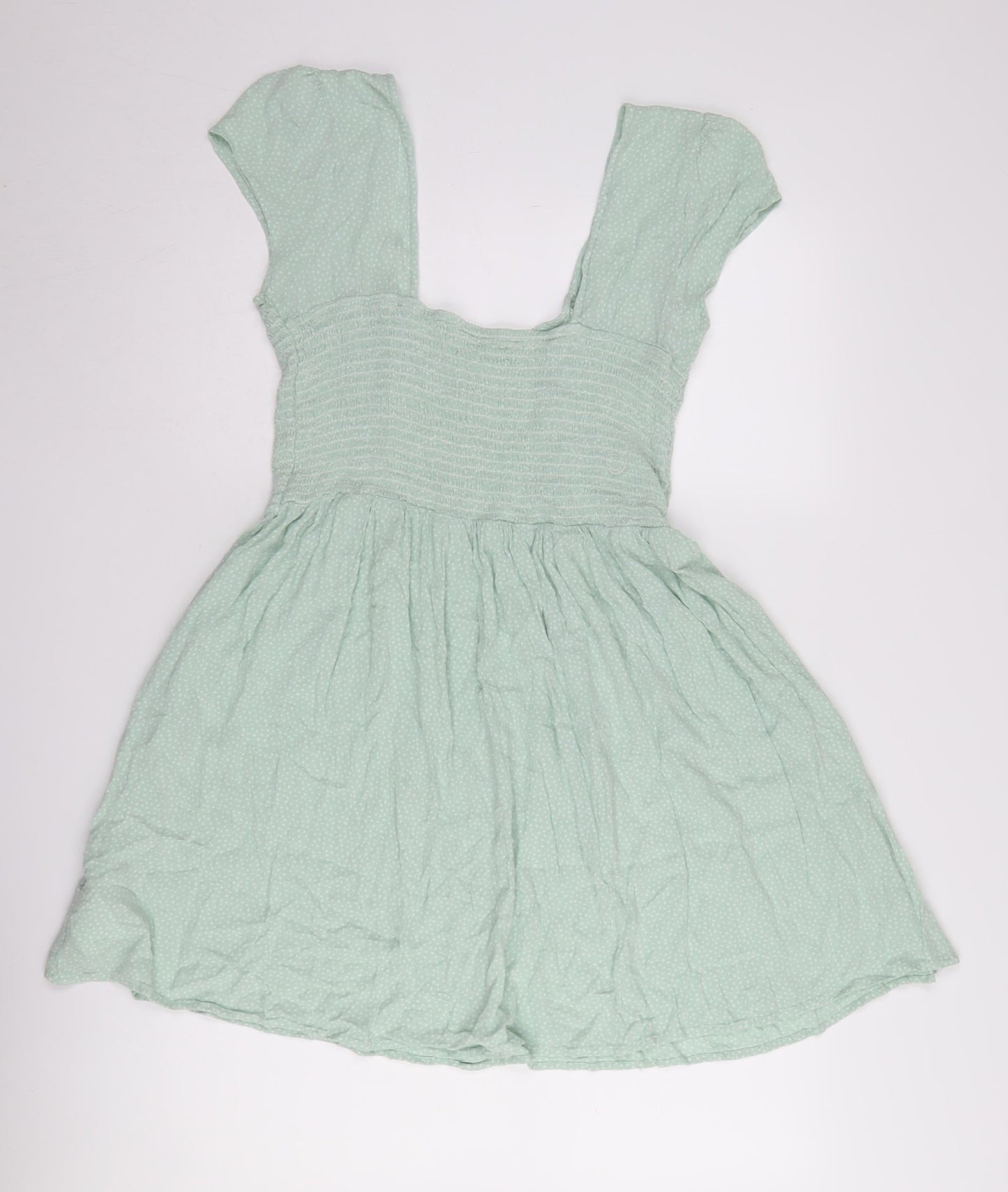 Brave Soul Women's Green Dress L Button