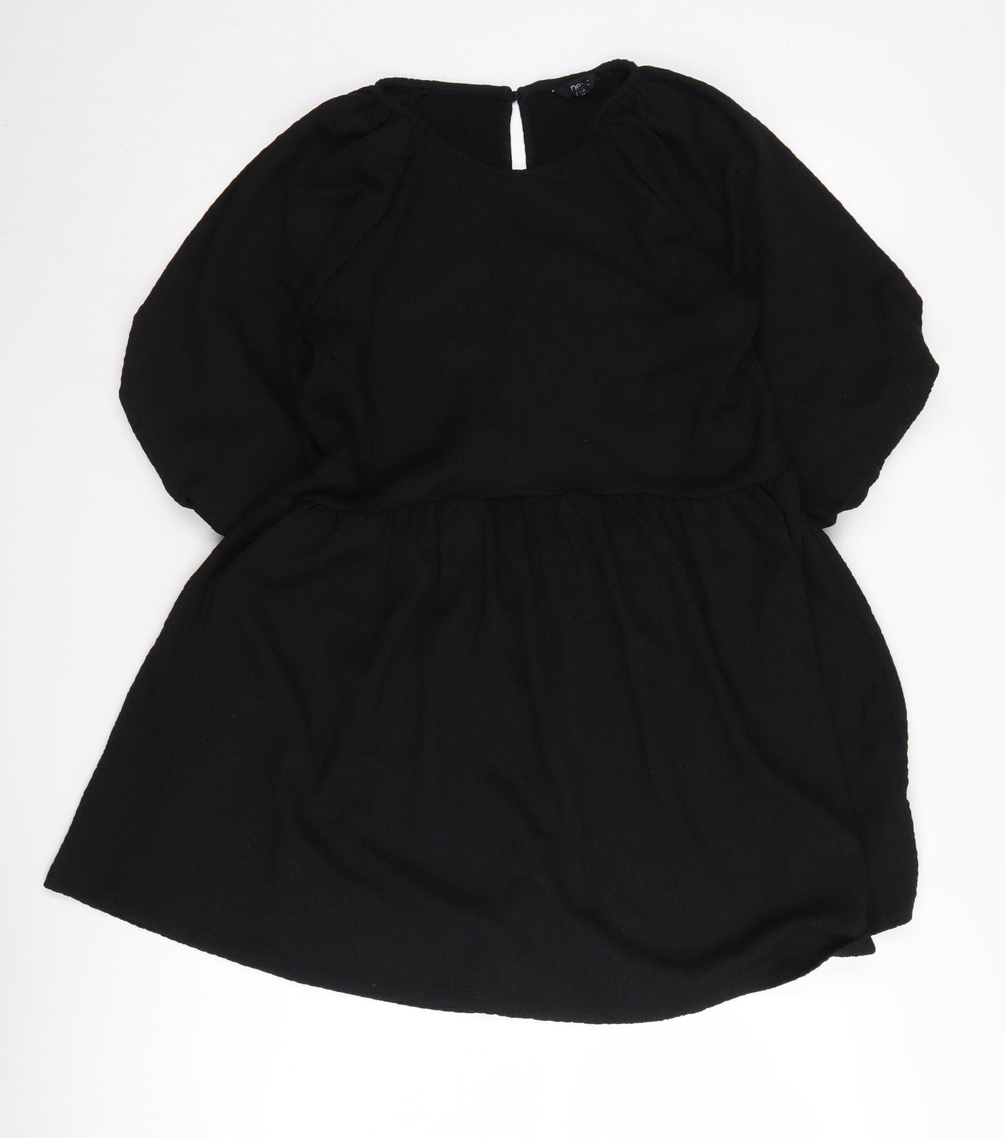 Next Women's Black Shift Dress Size 16