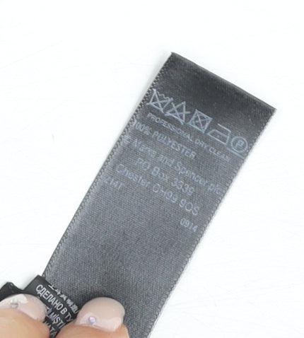 Marks and Spencer Women's Black Floral Dress