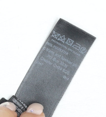 Marks and Spencer Women's Black Floral Dress