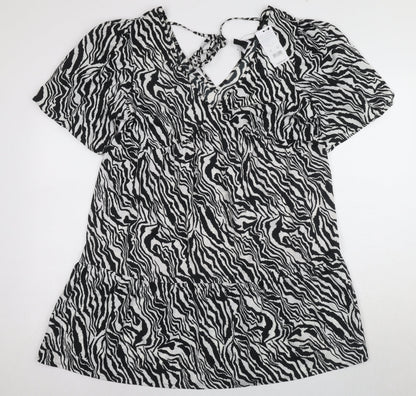 New Look Women’s Black Animal Print Shift Dress
