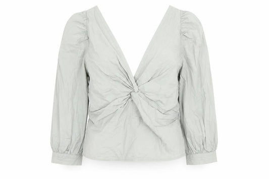 Womens UK Size S Abercrombie & Fitch Grey Basic Blouse