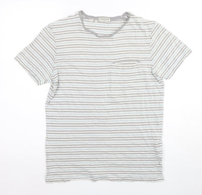 Selected Homme Men's Striped T-Shirt Multicoloured S