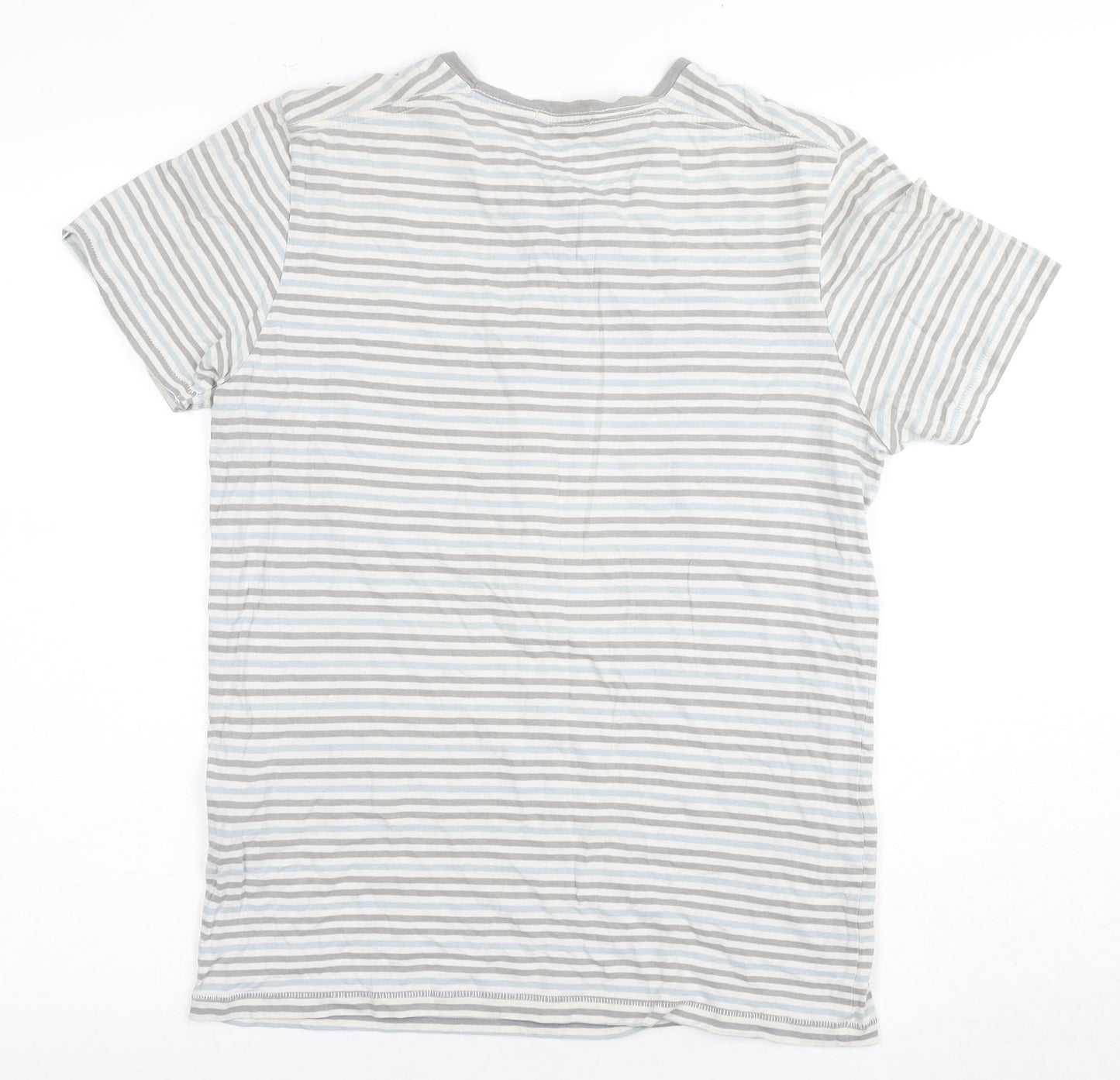 Selected Homme Men's Striped T-Shirt Multicoloured S
