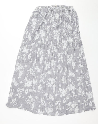 Peacocks Women's Multicoloured A-Line Midi Skirt L