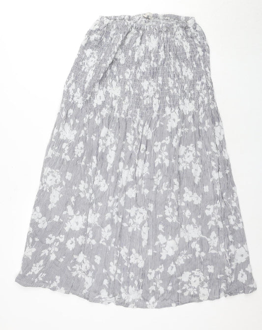 Peacocks Women's Multicoloured A-Line Midi Skirt L