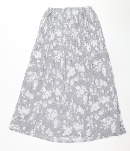 Peacocks Women's Multicoloured A-Line Midi Skirt L