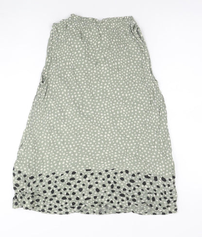 Womens UK Size 12 Fat Face Green Tunic Blouse