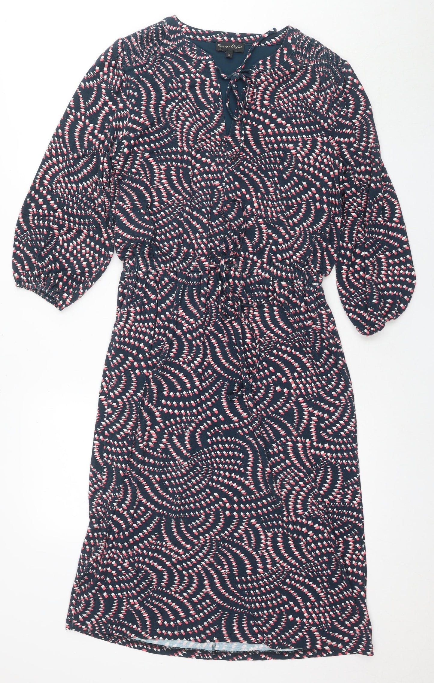 Phase Eight Women's Multicoloured Shift Dress Size 10