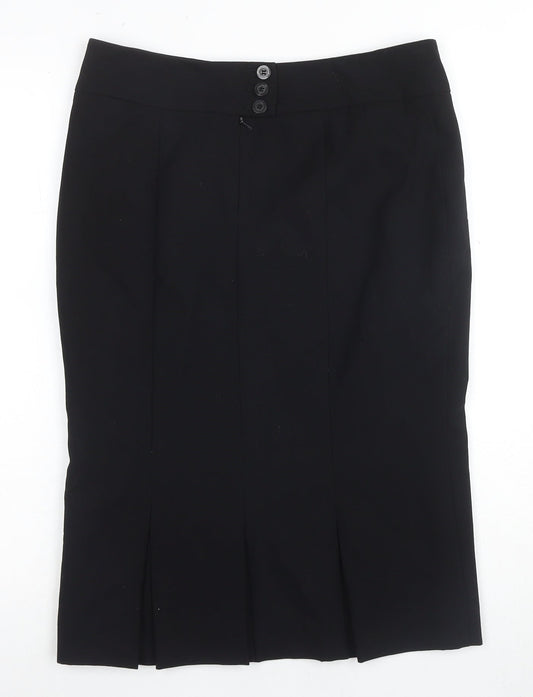 H&M Women's Black Knee Length Pencil Skirt Size 8