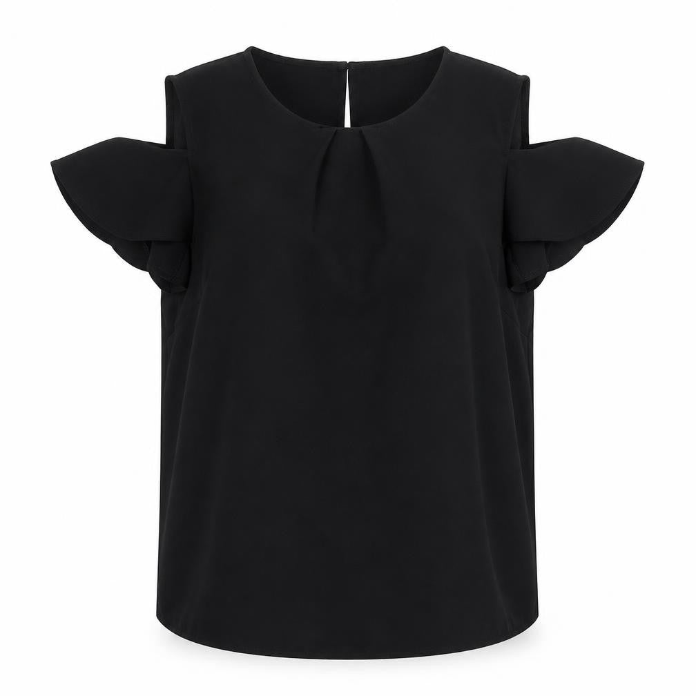 Womens UK Size 14 Oasis Black  Blouse
