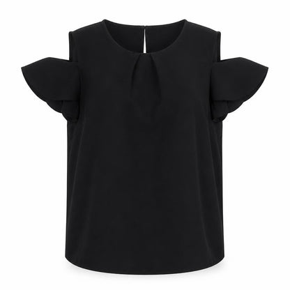 Womens UK Size 14 Oasis Black  Blouse