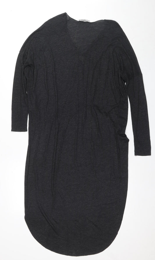 Womens UK Size 2XS Zara Black Basic Blouse