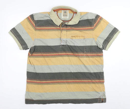 Fat Face Men's Multicoloured Striped Polo L