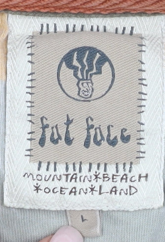 Fat Face Men's Multicoloured Striped Polo L