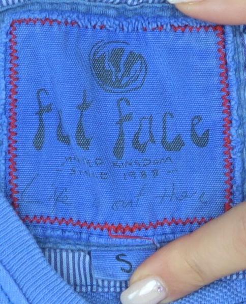 Lee Cooper Men’s Blue Cotton Crew Neck T-Shirt, S