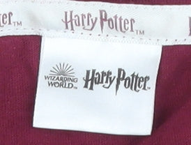 Harry Potter Women's Red Hogwarts Pyjama Top Size 8-10