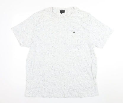 Easy Crafted Men's White 2XL Crew Neck T-Shirt