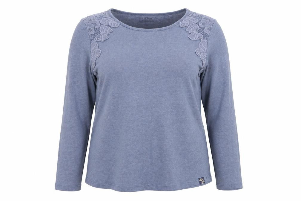 Womens UK Size 14 Superdry Blue  Blouse