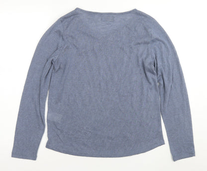 Womens UK Size 14 Superdry Blue  Blouse