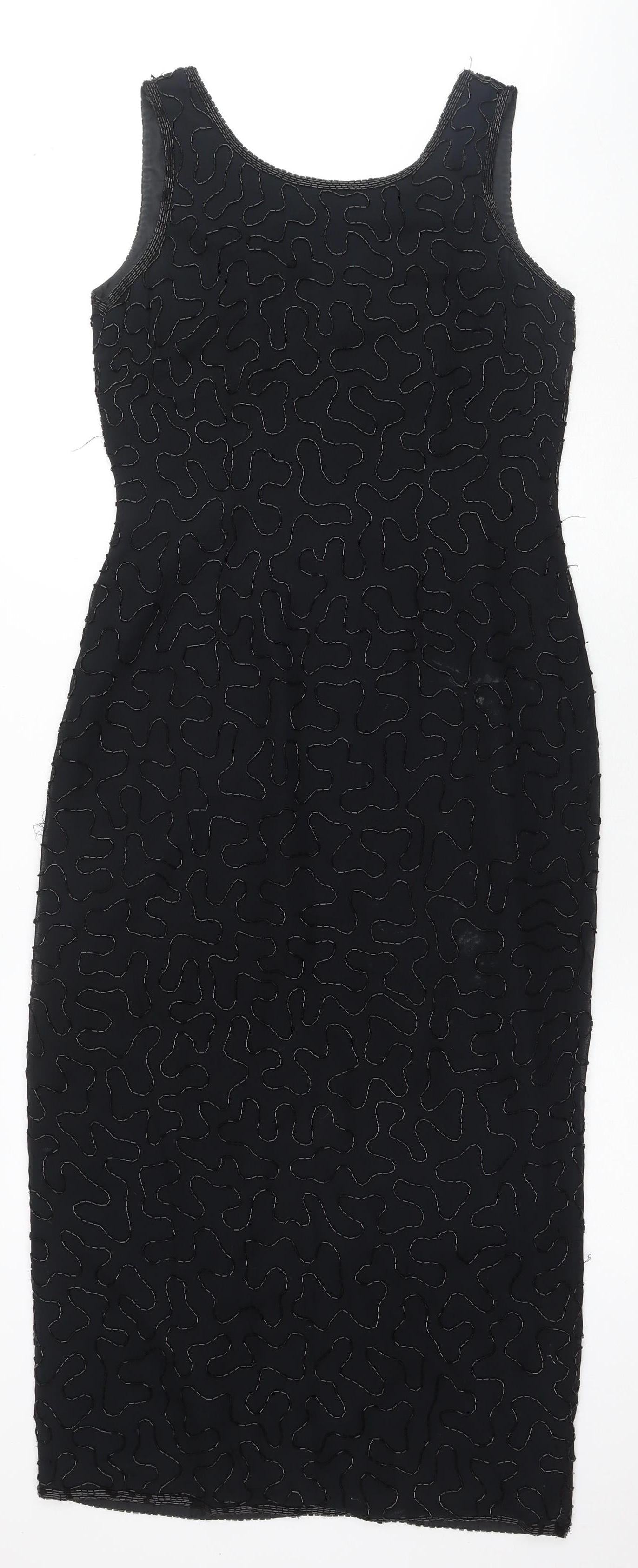 St Bernard Women's Black Sheath Dress Size 12
