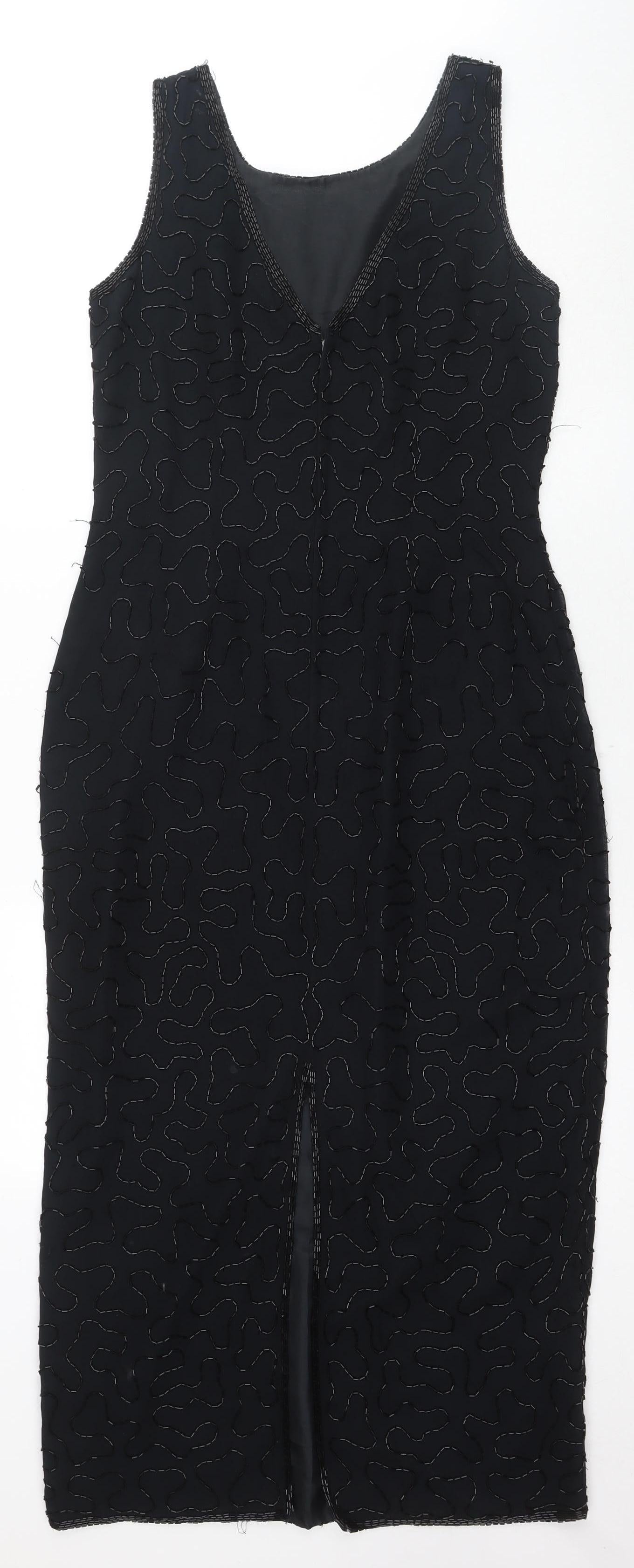 St Bernard Women's Black Sheath Dress Size 12