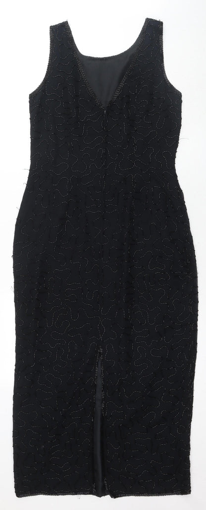 St Bernard Women's Black Sheath Dress Size 12