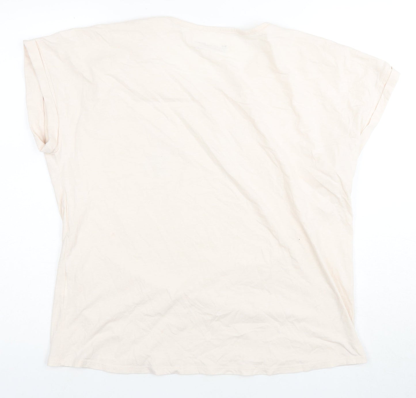 Womens UK Size M Under armour Beige Basic T-Shirt