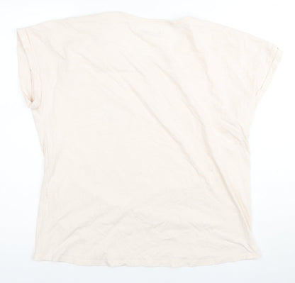 Womens UK Size M Under armour Beige Basic T-Shirt