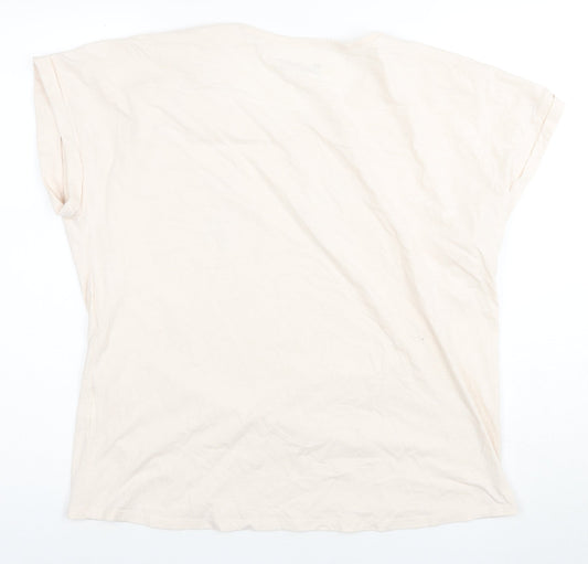 Womens UK Size M Under armour Beige Basic T-Shirt