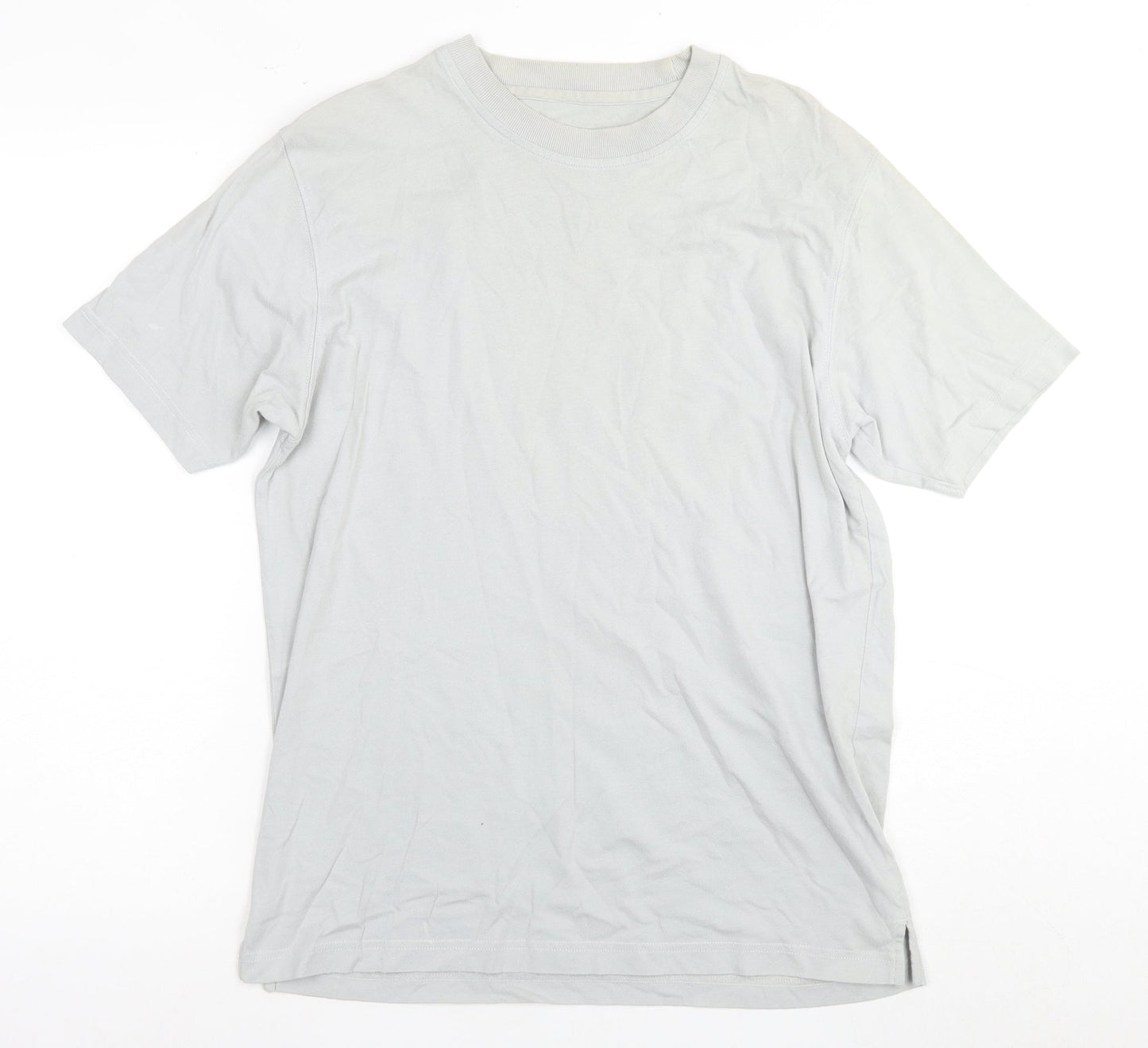 RACING GREEN Men's White Crew Neck Tee Size S