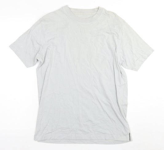 RACING GREEN Men's White Crew Neck Tee Size S