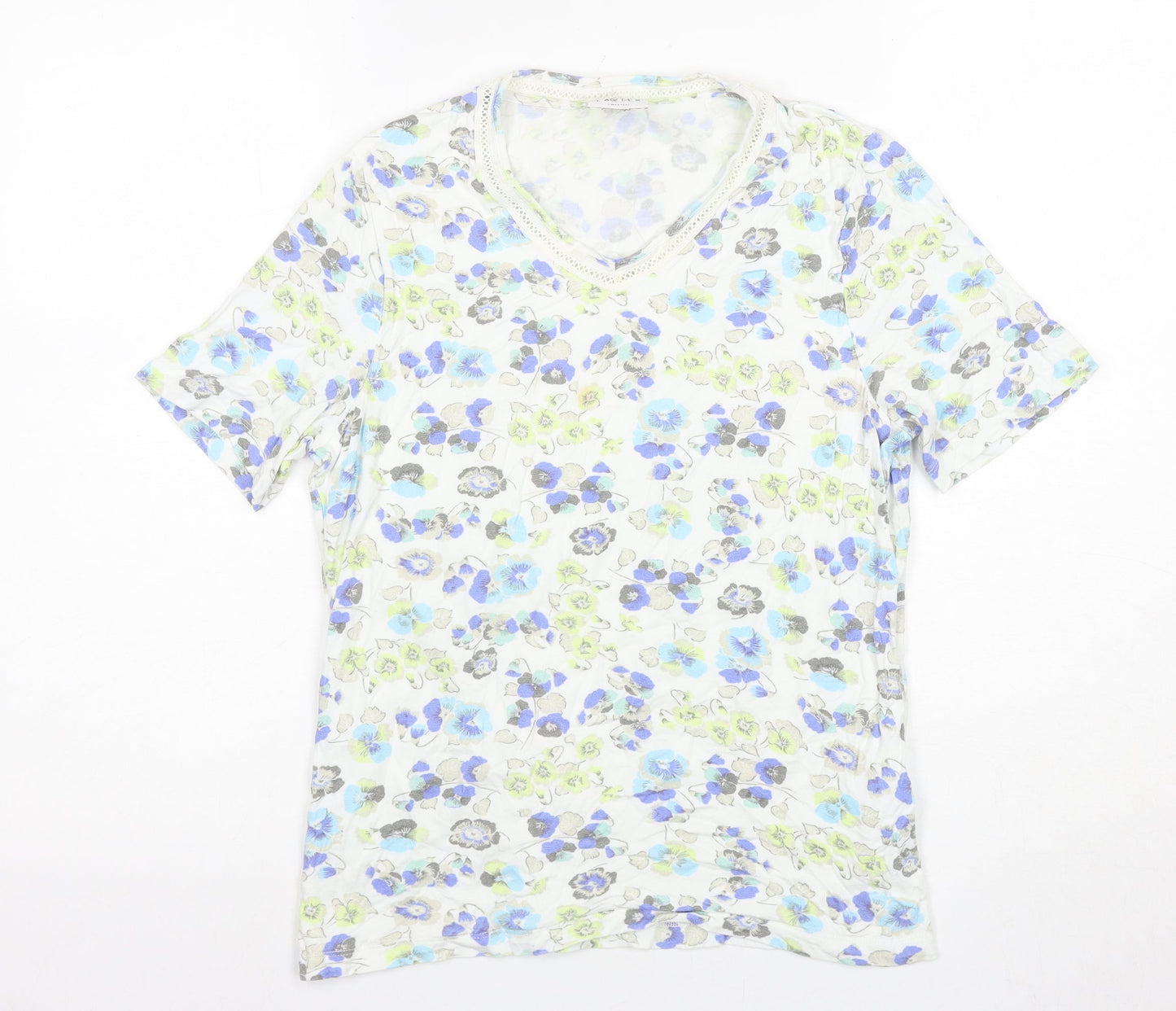 Womens UK Size 10 Eastex Multicoloured  T-Shirt