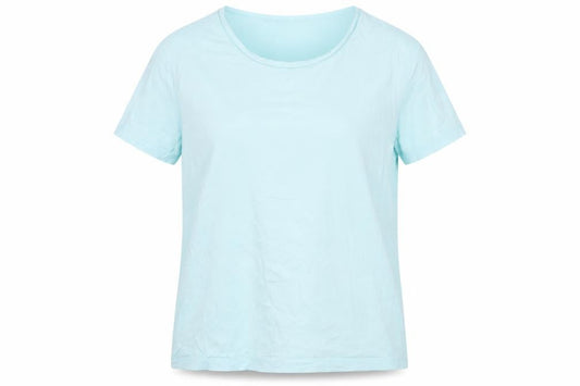Weekday Women's Blue T-Shirt, Short Sleeve, Size L