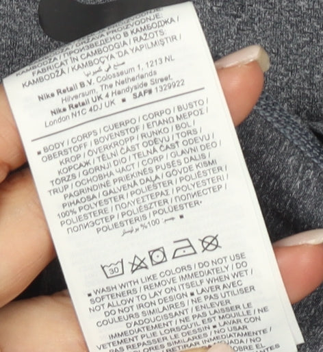 Nike Men's Grey Dri-FIT T-Shirt Medium