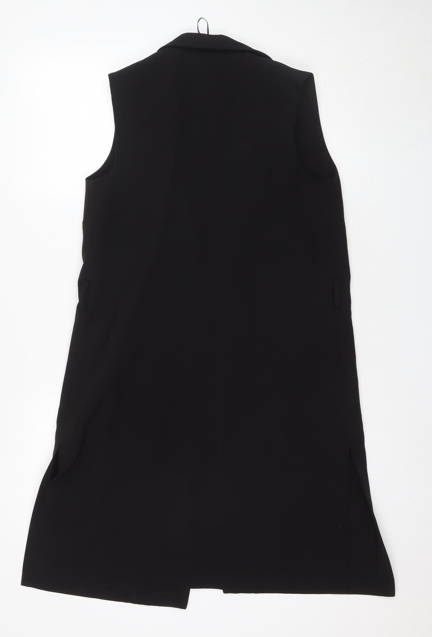 Jane Norman Black Waistcoat Women Size 8 New