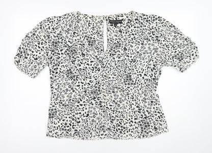 Womens UK Size 16 Dorothy Perkins Multicoloured Basic Blouse