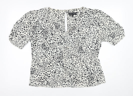 Womens UK Size 16 Dorothy Perkins Multicoloured Basic Blouse