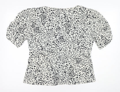 Womens UK Size 16 Dorothy Perkins Multicoloured Basic Blouse