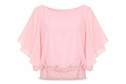 Womens UK Size 12 David Emanuel Pink Kimono Blouse
