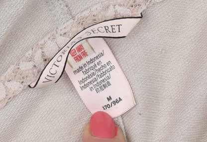 Victoria's Secret Women's Beige Hooded Cardigan M