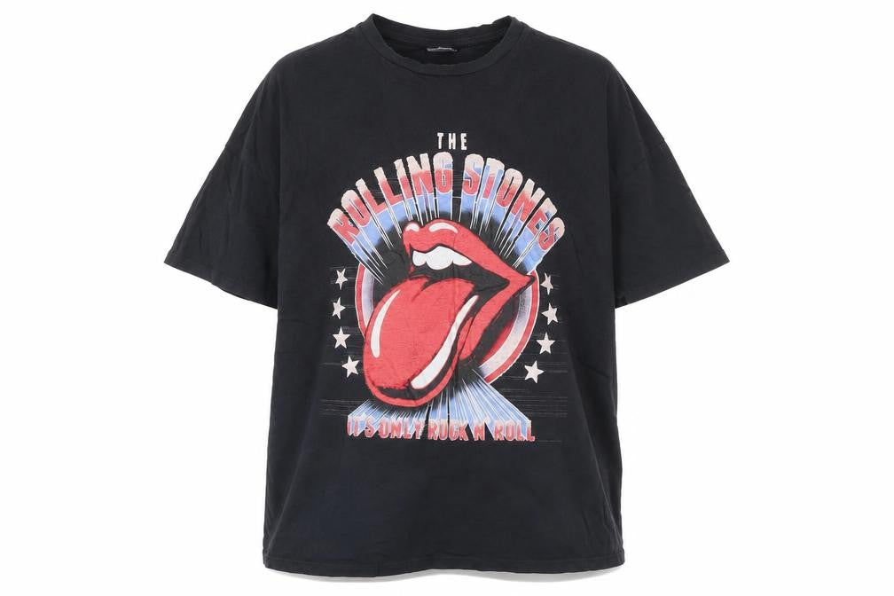 Front view of Bravado unisex black music t-shirt l - rock style